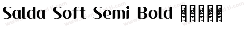 Salda Soft Semi Bold字体转换